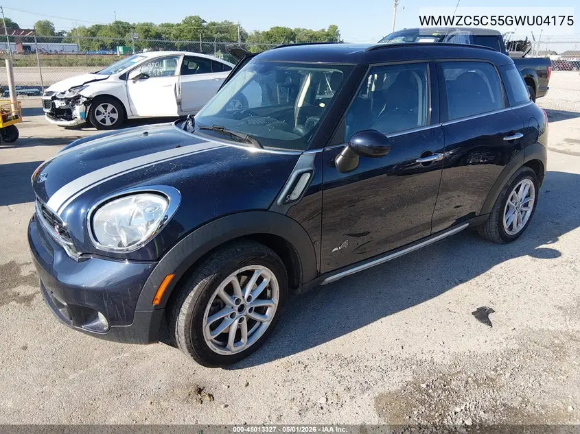 2016 Mini Cooper S Countryman VIN: WMWZC5C55GWU04175 Lot: 45013327