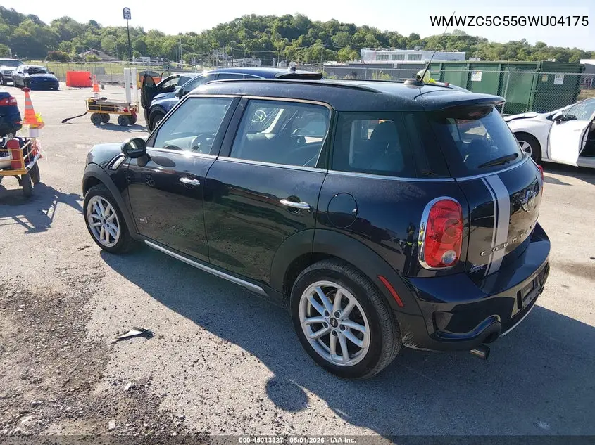 2016 Mini Cooper S Countryman VIN: WMWZC5C55GWU04175 Lot: 45013327