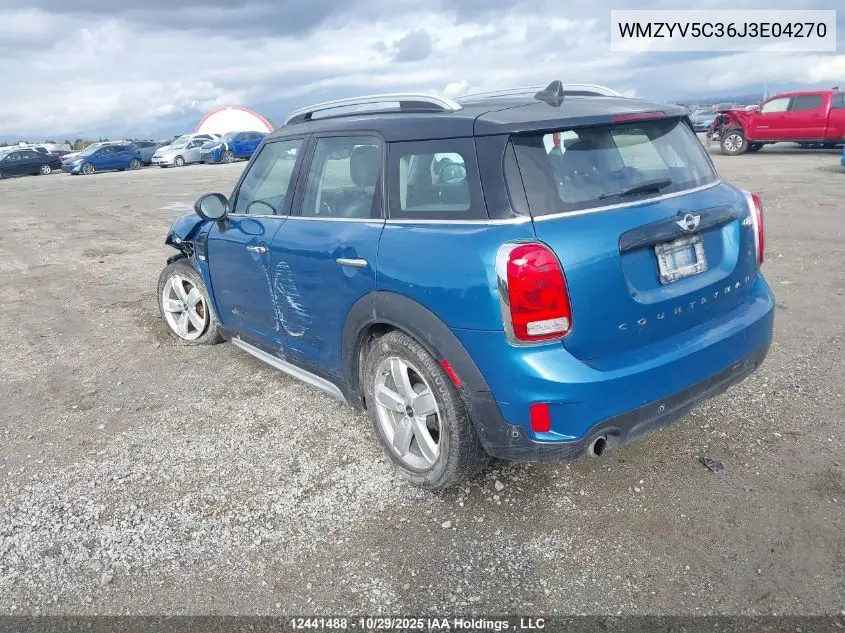 WMZYV5C36J3E04270 2018 Mini Countryman Cooper