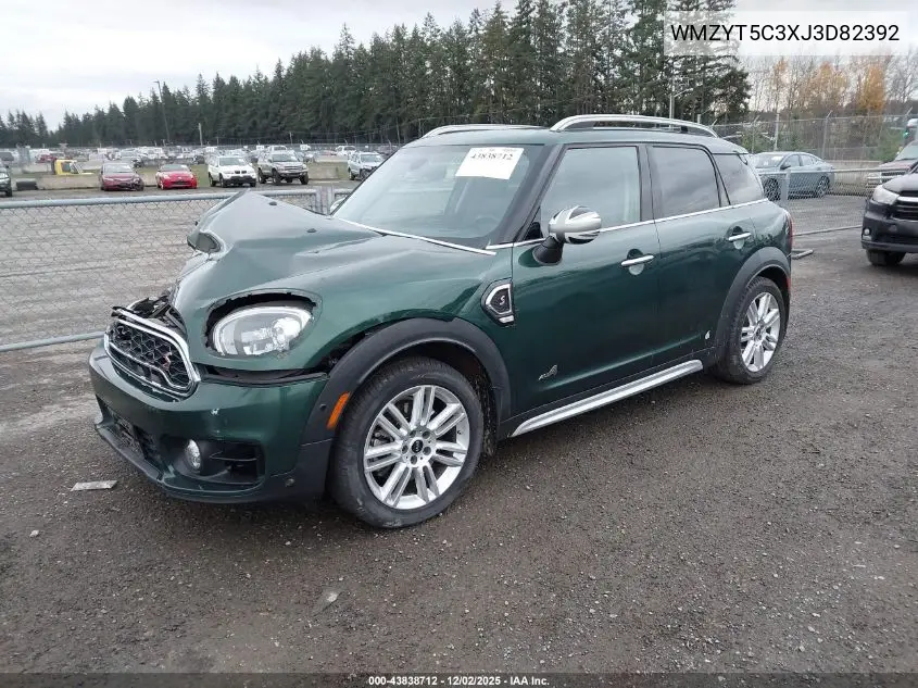 WMZYT5C3XJ3D82392 2018 Mini Countryman Cooper S