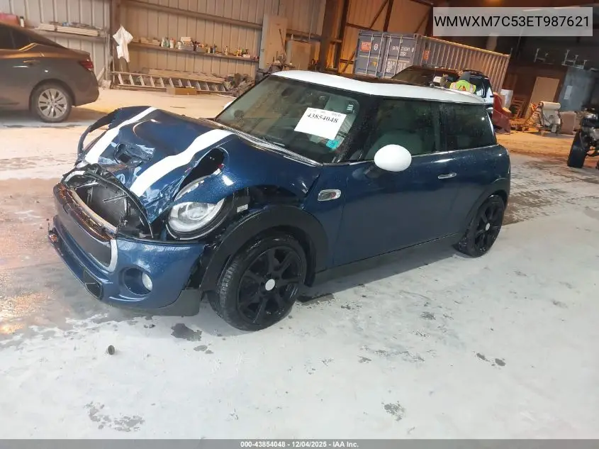 WMWXM7C53ET987621 2014 Mini Hardtop Cooper S