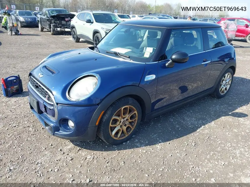 2014 Mini Hardtop Cooper S VIN: WMWXM7C50ET969643 Lot: 44911690
