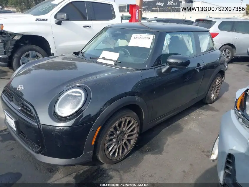 WMW13GD07S2X07356 2025 Mini Hardtop Cooper