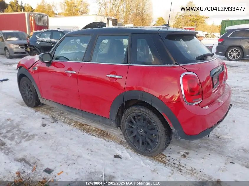 WMWXU7C04L2M33477 2020 Mini 5 Door Cooper