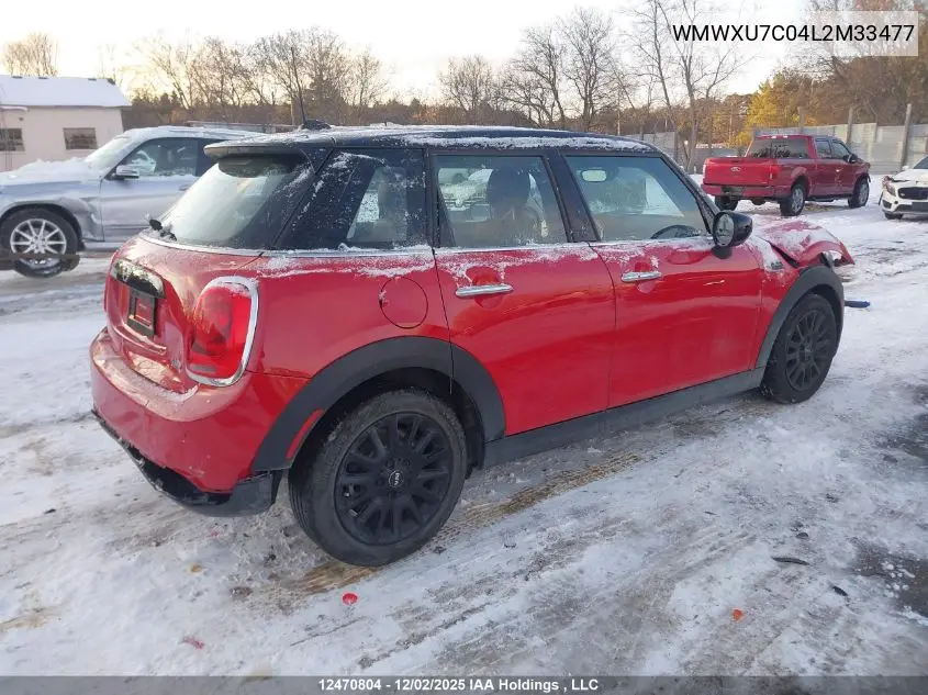 WMWXU7C04L2M33477 2020 Mini 5 Door Cooper