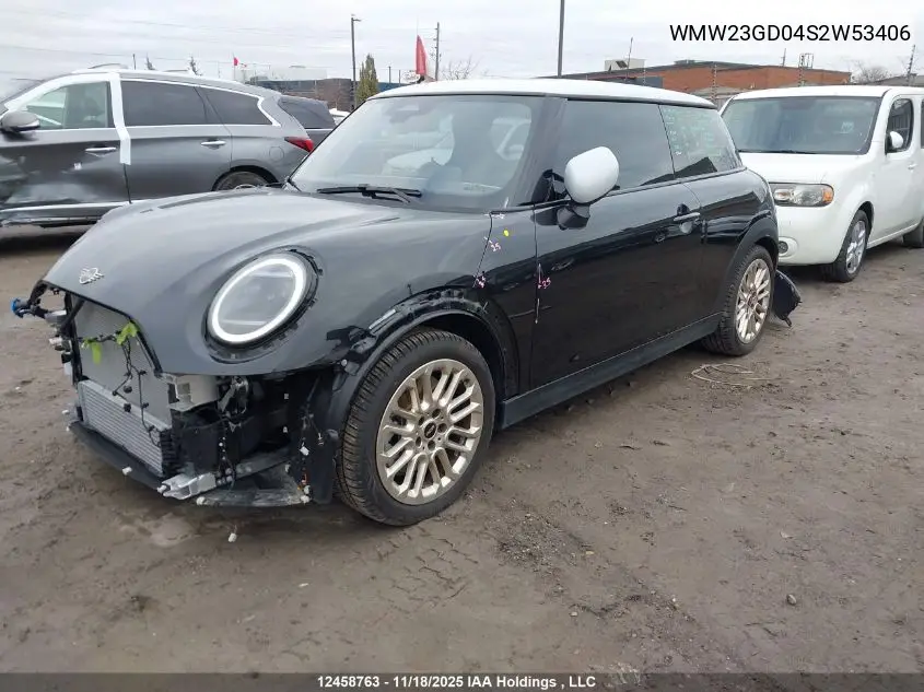 WMW23GD04S2W53406 2025 Mini 3 Door Cooper S