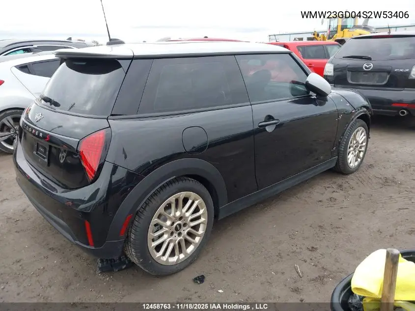 WMW23GD04S2W53406 2025 Mini 3 Door Cooper S