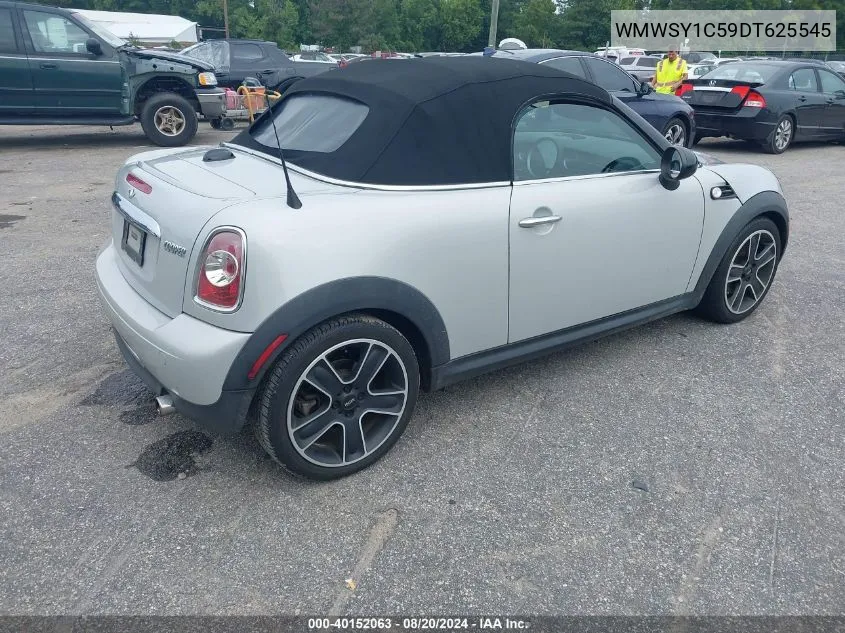 WMWSY1C59DT625545 2013 Mini Roadster Cooper