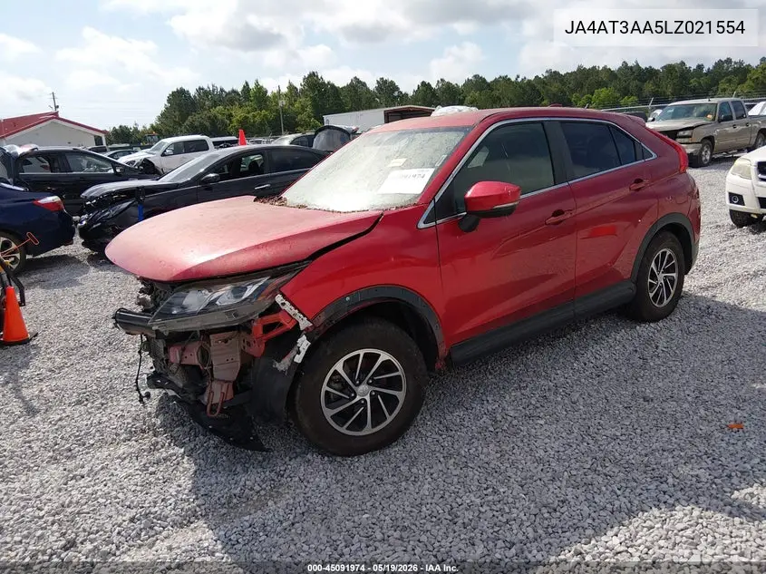 2020 Mitsubishi Eclipse Cross Es 1.5T Awc VIN: JA4AT3AA5LZ021554 Lot: 45091974