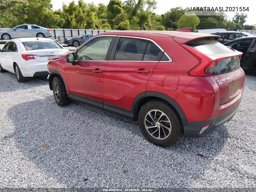 2020 Mitsubishi Eclipse Cross Es 1.5T Awc VIN: JA4AT3AA5LZ021554 Lot: 45091974