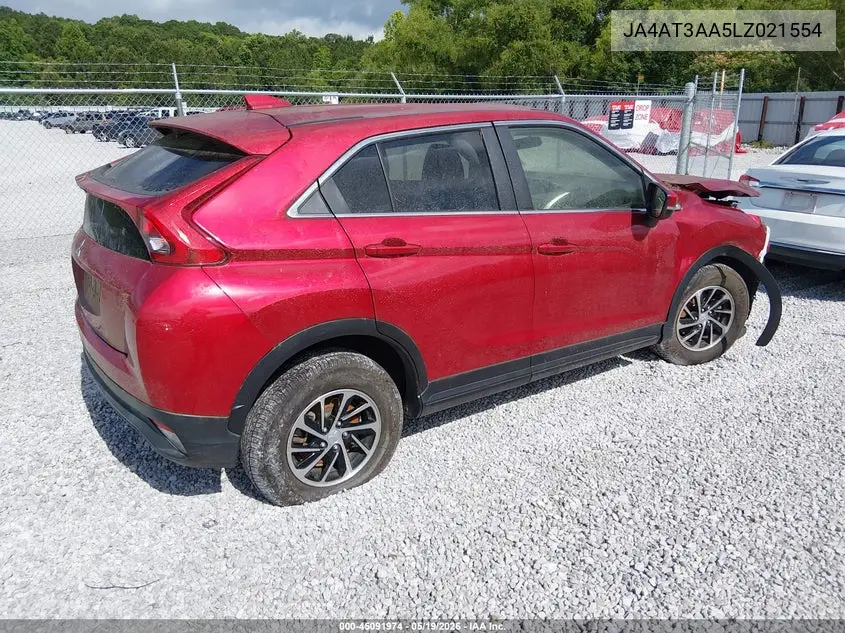 2020 Mitsubishi Eclipse Cross Es 1.5T Awc VIN: JA4AT3AA5LZ021554 Lot: 45091974