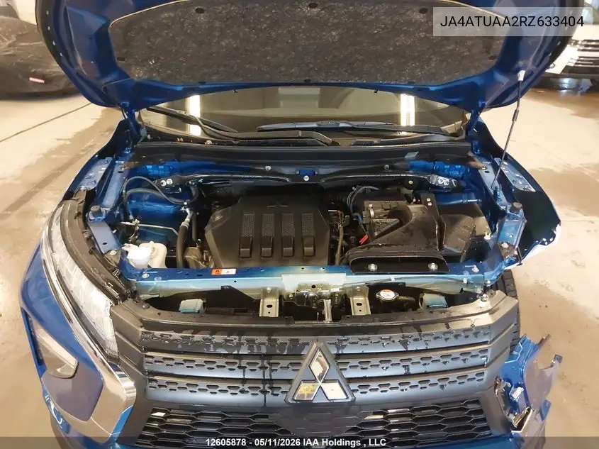2024 Mitsubishi Eclipse Cross Es VIN: JA4ATUAA2RZ633404 Lot: 12605878