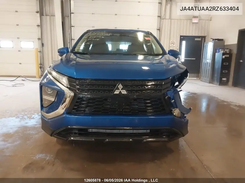 2024 Mitsubishi Eclipse Cross Es VIN: JA4ATUAA2RZ633404 Lot: 12605878