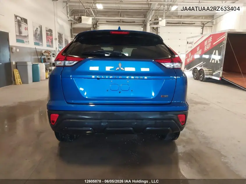 2024 Mitsubishi Eclipse Cross Es VIN: JA4ATUAA2RZ633404 Lot: 12605878