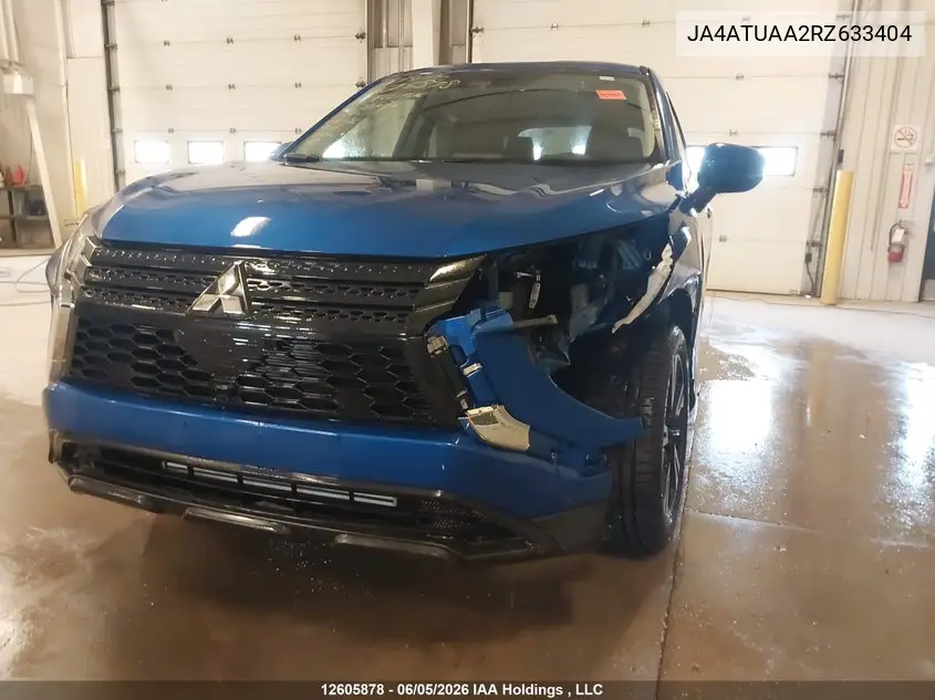 2024 Mitsubishi Eclipse Cross Es VIN: JA4ATUAA2RZ633404 Lot: 12605878