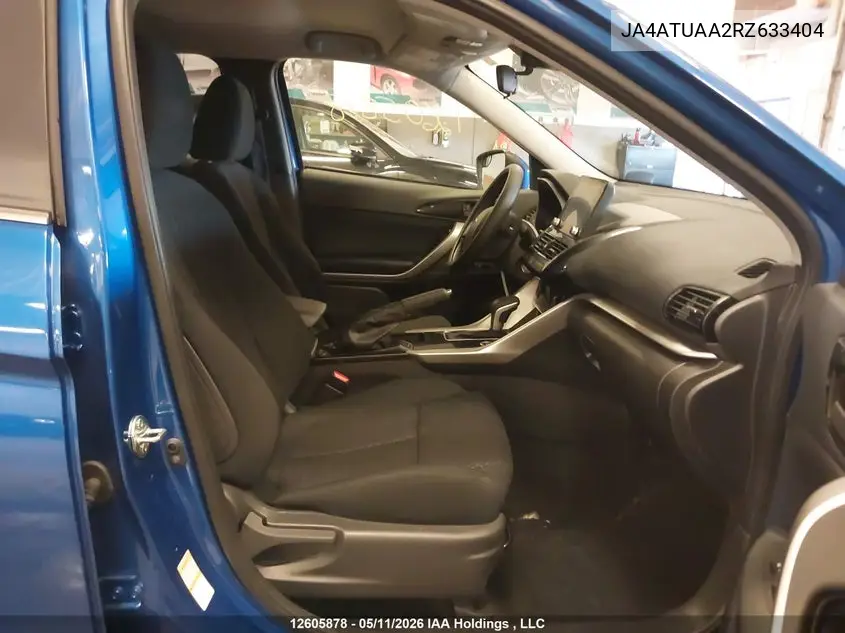 2024 Mitsubishi Eclipse Cross Es VIN: JA4ATUAA2RZ633404 Lot: 12605878