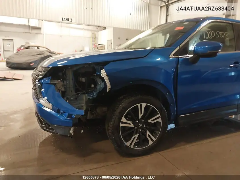 2024 Mitsubishi Eclipse Cross Es VIN: JA4ATUAA2RZ633404 Lot: 12605878