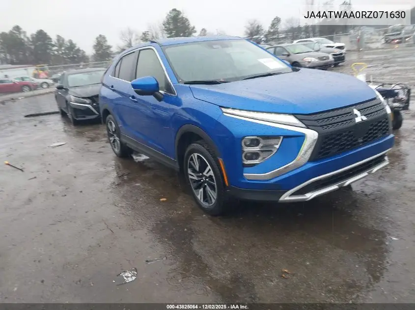 JA4ATWAA0RZ071630 2024 Mitsubishi Eclipse Cross Se S-Awc/Sel S-Awc