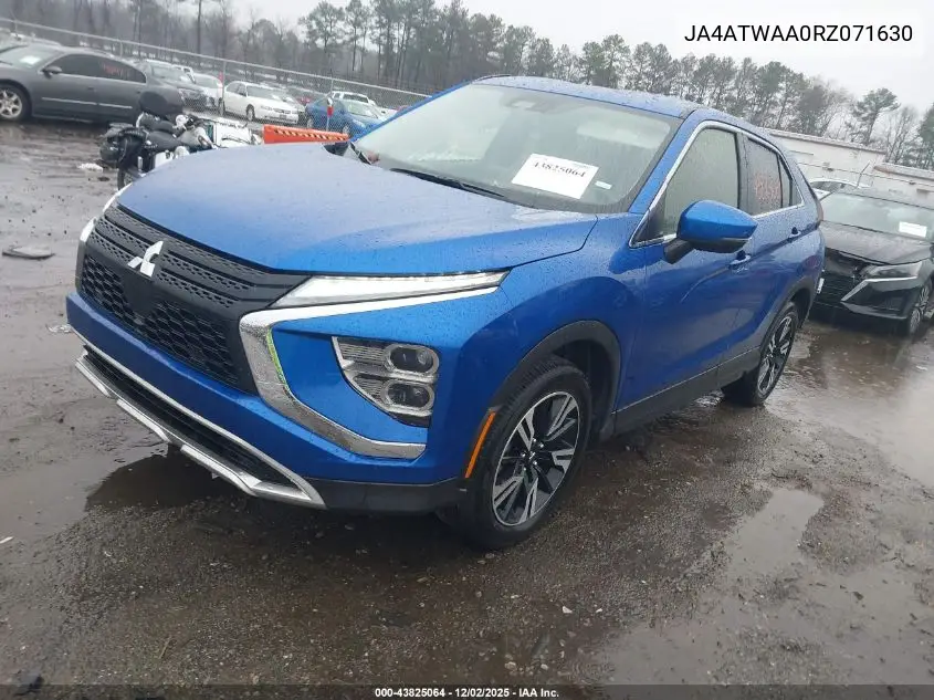 JA4ATWAA0RZ071630 2024 Mitsubishi Eclipse Cross Se S-Awc/Sel S-Awc