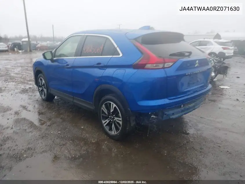 JA4ATWAA0RZ071630 2024 Mitsubishi Eclipse Cross Se S-Awc/Sel S-Awc