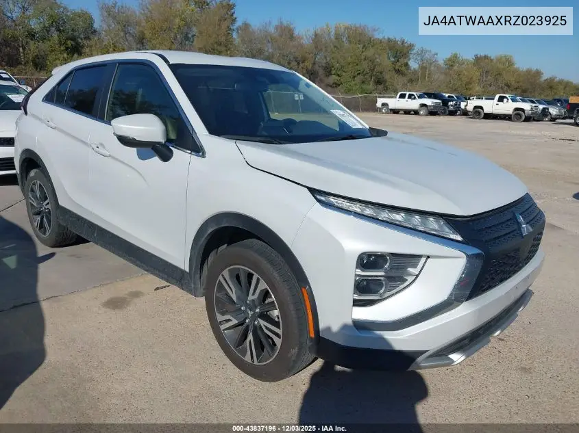 JA4ATWAAXRZ023925 2024 Mitsubishi Eclipse Cross Se S-Awc/Sel S-Awc