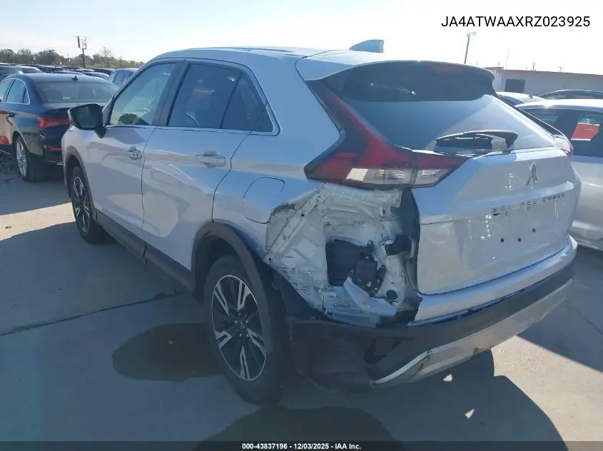 JA4ATWAAXRZ023925 2024 Mitsubishi Eclipse Cross Se S-Awc/Sel S-Awc