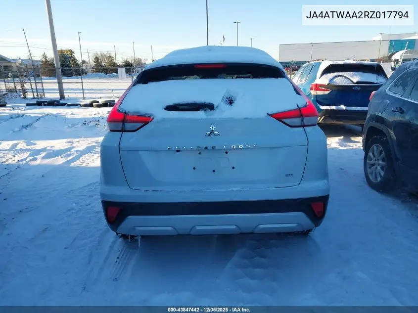 JA4ATWAA2RZ017794 2024 Mitsubishi Eclipse Cross Se S-Awc/Sel S-Awc