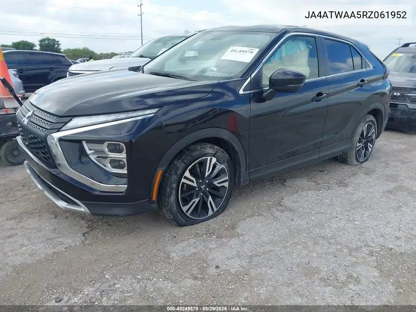 2024 Mitsubishi Eclipse Cross Se S-Awc/Sel S-Awc VIN: JA4ATWAA5RZ061952 Lot: 45249579