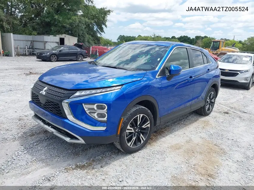2026 Mitsubishi Eclipse Cross Black Edition S-Awc/Se S-Awc/Sel S-Awc VIN: JA4ATWAA2TZ005524 Lot: 45306696
