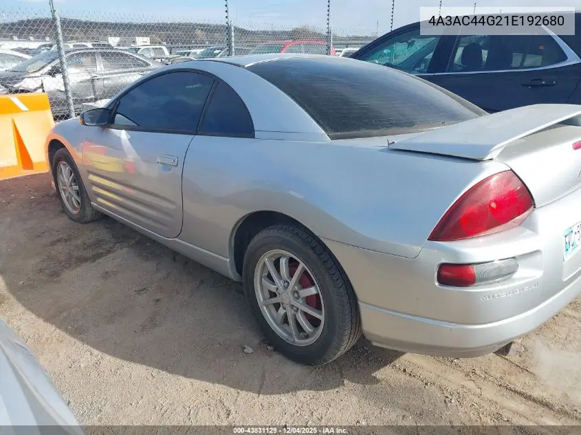 4A3AC44G21E192680 2001 Mitsubishi Eclipse Gs