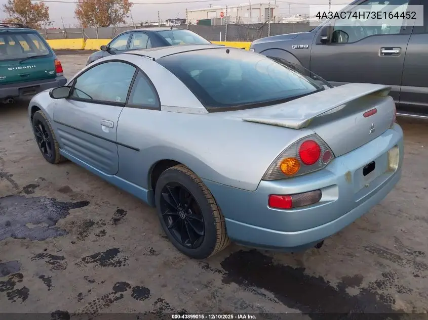 4A3AC74H73E164452 2003 Mitsubishi Eclipse Gts