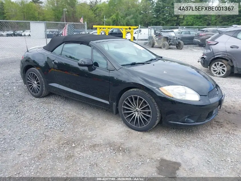 2011 Mitsubishi Eclipse Spyder Gs Sport VIN: 4A37L5EFXBE001367 Lot: 42277169