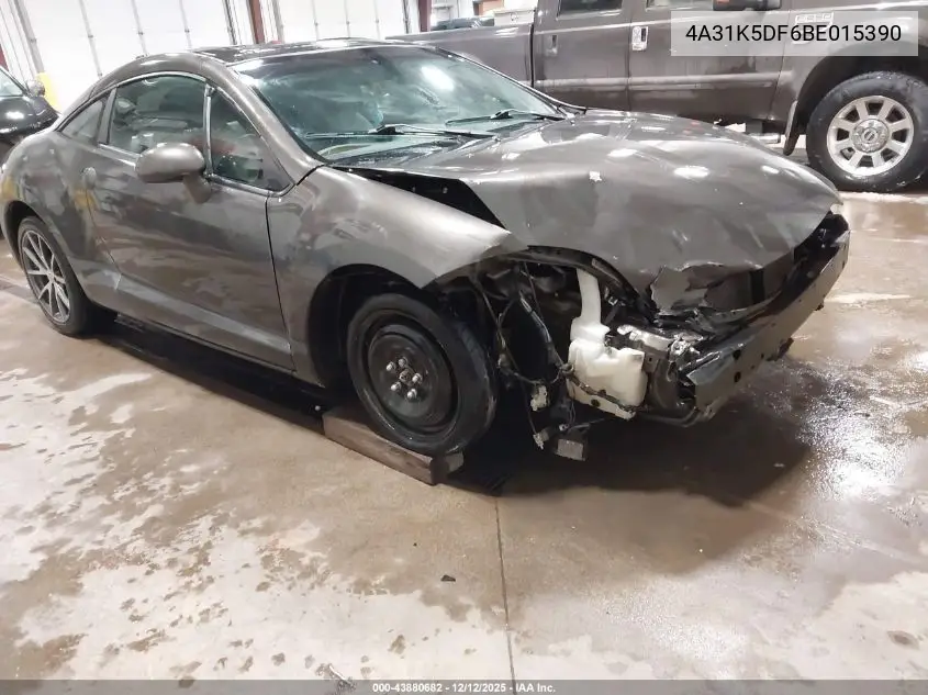 4A31K5DF6BE015390 2011 Mitsubishi Eclipse Gs/Gs Sport