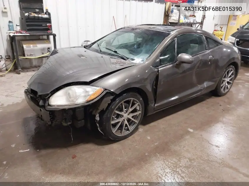 4A31K5DF6BE015390 2011 Mitsubishi Eclipse Gs/Gs Sport