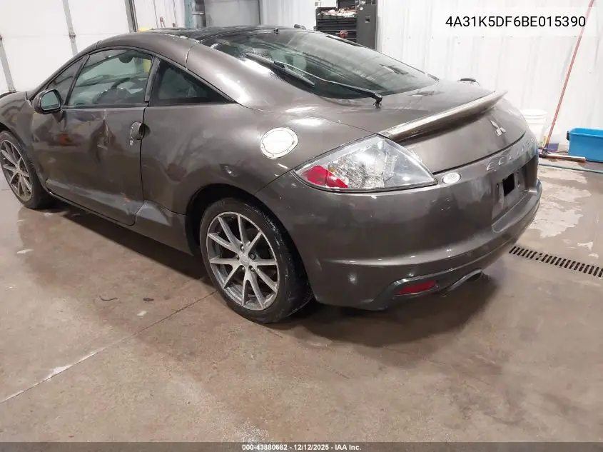 4A31K5DF6BE015390 2011 Mitsubishi Eclipse Gs/Gs Sport