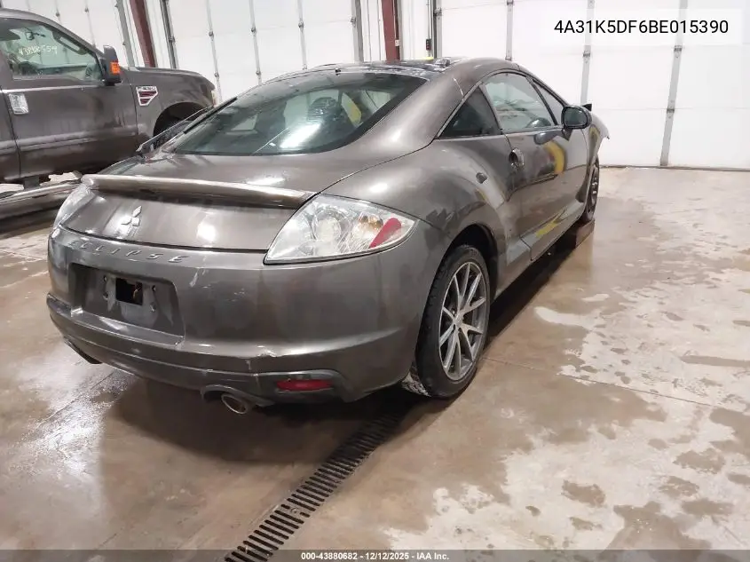 4A31K5DF6BE015390 2011 Mitsubishi Eclipse Gs/Gs Sport