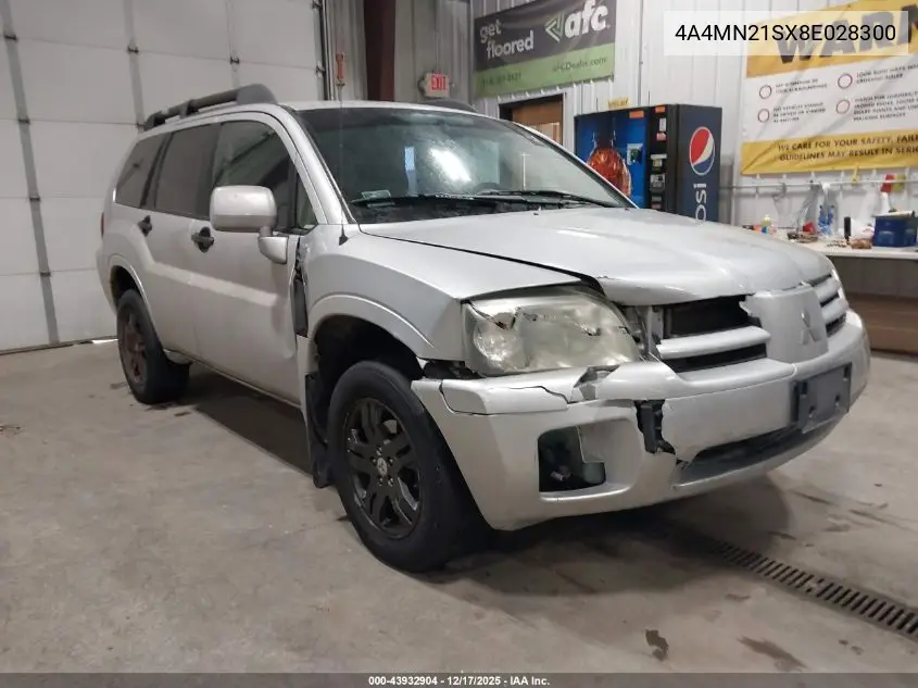4A4MN21SX8E028300 2008 Mitsubishi Endeavor Ls