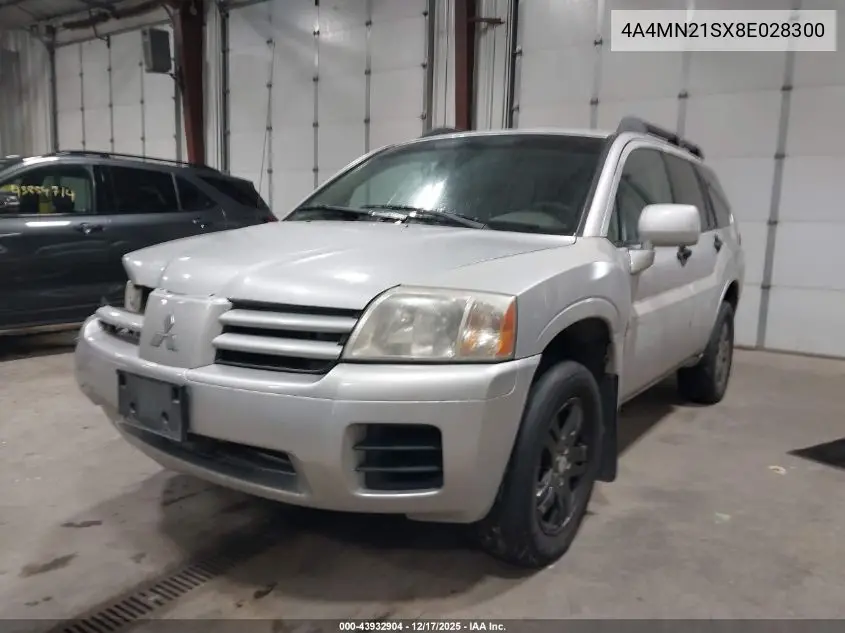 4A4MN21SX8E028300 2008 Mitsubishi Endeavor Ls