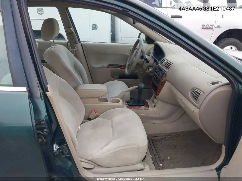 2001 Mitsubishi Galant Es VIN: 4A3AA46G81E210487 Lot: 42120831