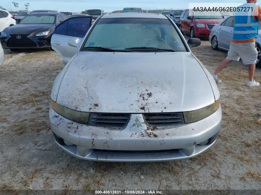 2002 Mitsubishi Galant Es/Ls VIN: 4A3AA46G62E057271 Lot: 40513931