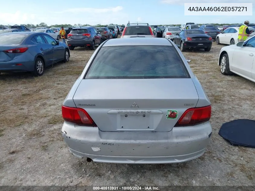 2002 Mitsubishi Galant Es/Ls VIN: 4A3AA46G62E057271 Lot: 40513931