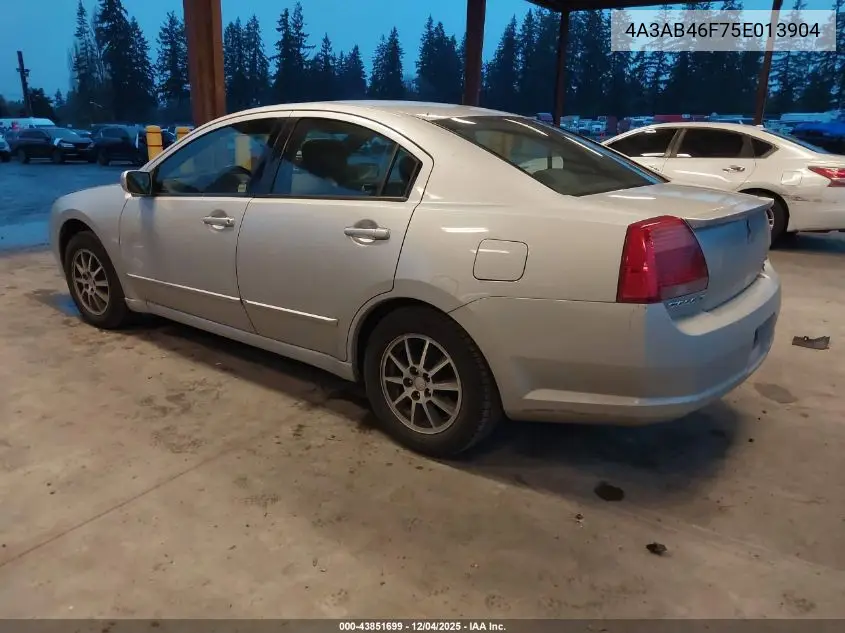 4A3AB46F75E013904 2005 Mitsubishi Galant Es/Se