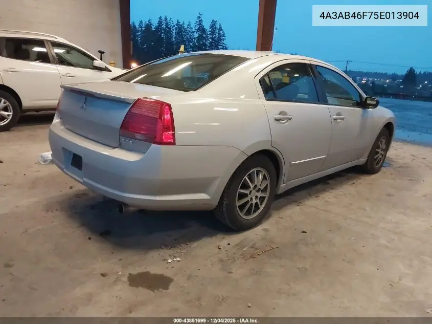 4A3AB46F75E013904 2005 Mitsubishi Galant Es/Se