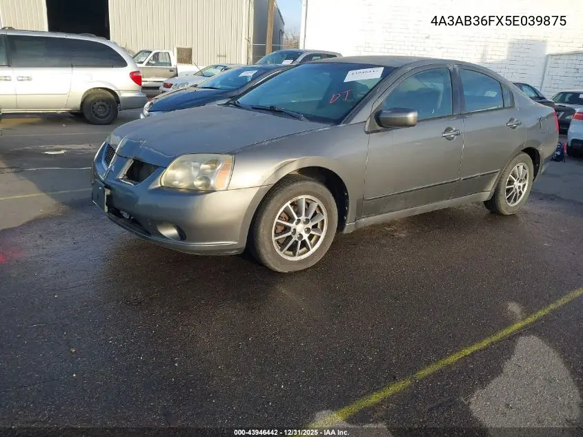 4A3AB36FX5E039875 2005 Mitsubishi Galant Es/Se
