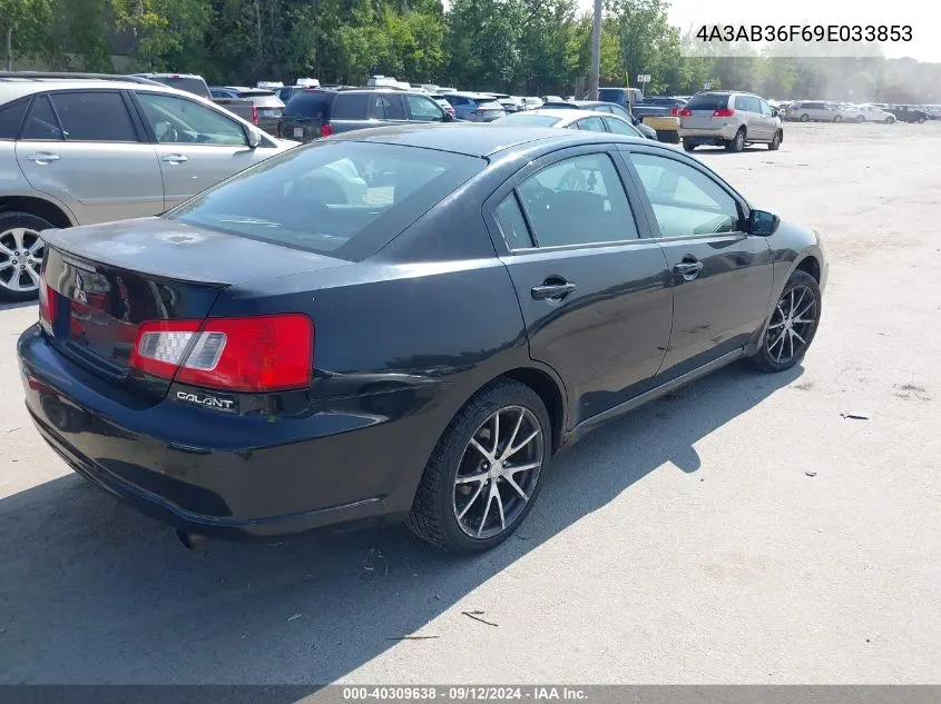 4A3AB36F69E033853 2009 Mitsubishi Galant Es/Sport Edition