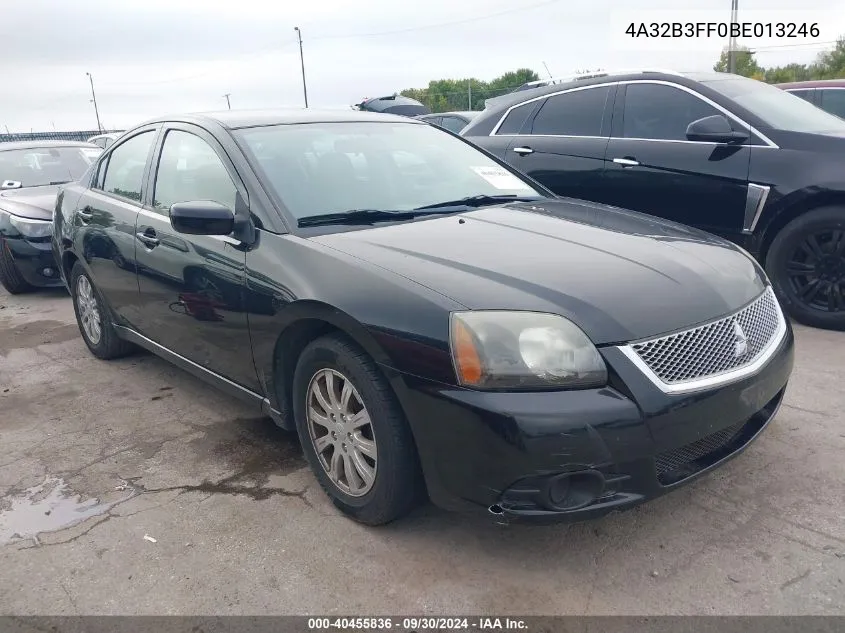 4A32B3FF0BE013246 2011 Mitsubishi Galant Es/Se