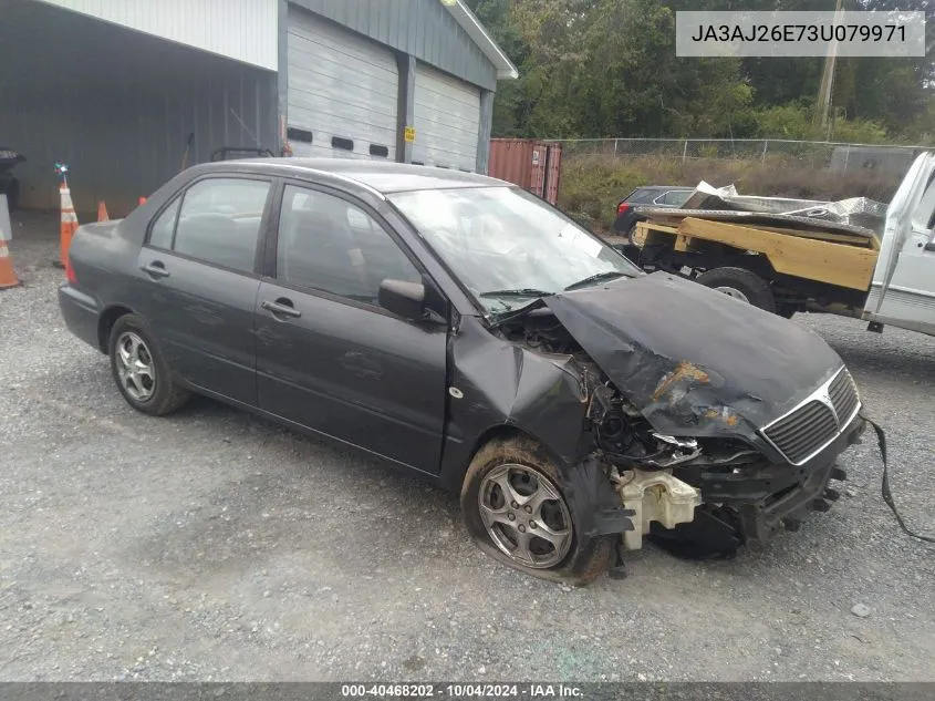 JA3AJ26E73U079971 2003 Mitsubishi Lancer Es