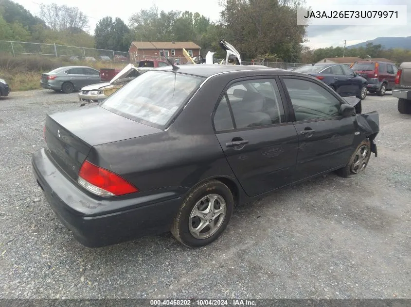 JA3AJ26E73U079971 2003 Mitsubishi Lancer Es