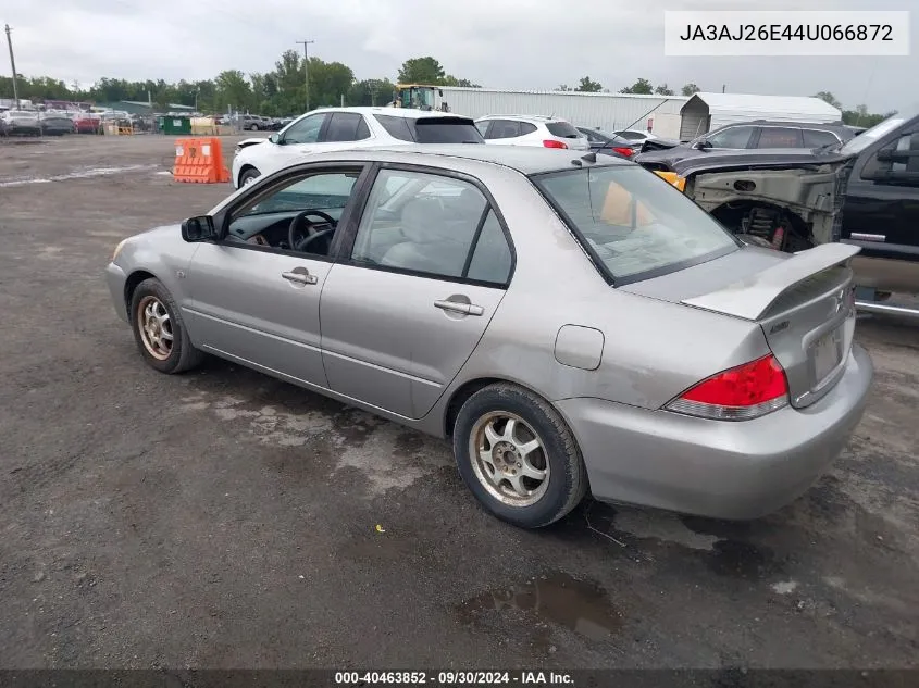 JA3AJ26E44U066872 2004 Mitsubishi Lancer Es