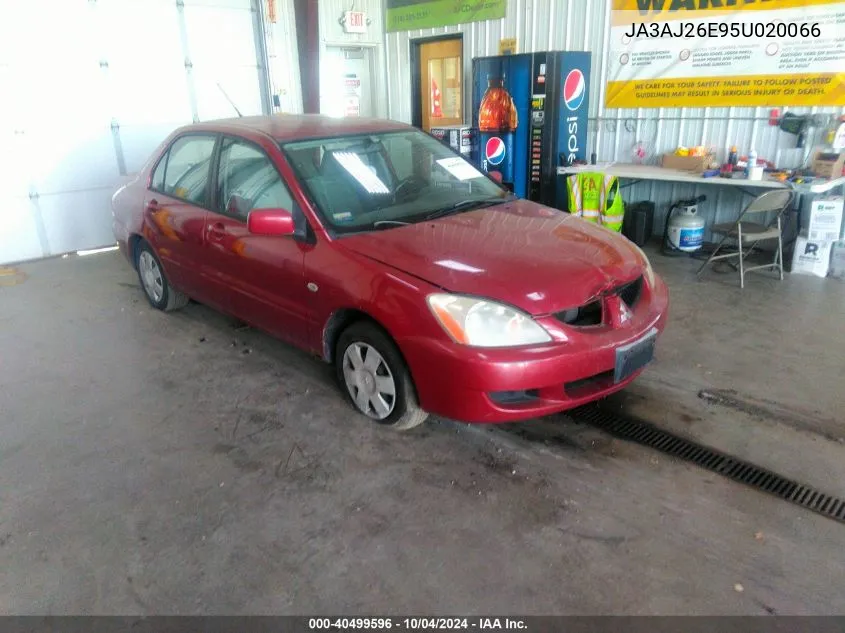 JA3AJ26E95U020066 2005 Mitsubishi Lancer Es